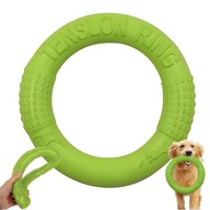 Obręcz Zabawka Dla Psa Szarpak Zielony Ring 18,5 cm Kółko Do Zabawy Ringo