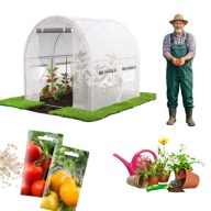 TUNEL FOLIOWY SZKLARNIA WIELOSEZONOWA FOLIA UV STELAŻ 2x2x2m OGRODOWY SUPER