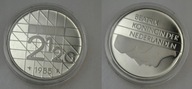 HOLANDIA 2 1/2 GULDENA 1985 PROOF / nakład 17.000 sztuk