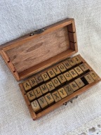 Rustykalne drewniane stemple gumowe do scrapbookingu DIY Crafts 30 szt.