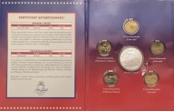 2006 Liberty Amerykański Srebrny Orzeł 1oz ZESTAW + 5 ćwierćdolarówek
