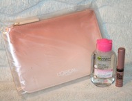 ZESTAW KOSMETYKÓW TUSZ DO RZĘS WODA MICELARNA + KOSMETYCZKA L' O R EA L