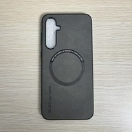 Luksusowe etui magnetyczne z ekoskóry owczej do Samsung Galaxy S25 Plus