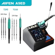 Cyfrowa stacja lutownicza Aifen A9 ED Zestaw C210 C245 8x grot 180W RMA-223