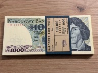 Paczka 100 x 1000 zł seria HW. 1982r. Stan UNC