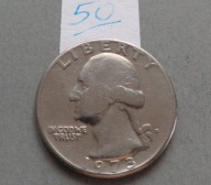 1/4 DOLARA - QUARTER DOLLAR z 1973 roku lit D