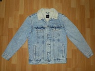 Dzinsowa kurtka ocieplana M