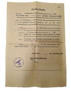 archiwum rodziny Schröder 1881–1945 10dokumentów genealogia akty ewakuacja