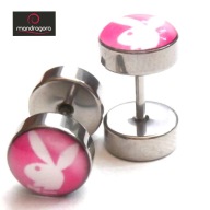 FAKE PLUG stal 316L 8 mm PLAYBOY / Natasza_ss