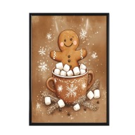 Plakat 30x40 poster ,Święta ,kuchnia,ozdoba,-Pierniczek