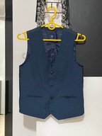 5 Kamizelka Next garniturowa granat 2 kieszenie 146 cm 11 lat