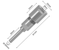 Przedłużka frezu wrzeciona frezarki 6,35mm x 8mm