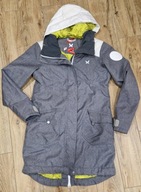 Szara ciepła kurtka parka Kari Traa M Thermo