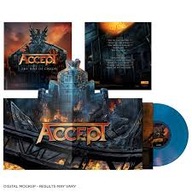 Accept The Rise Of Chaos LP - blue winyl limit 195szt handnumered