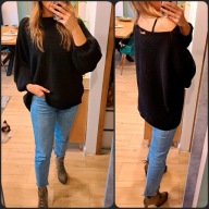 Ola Voga oversizowy sweter nietoperz r. Uniwersalny
