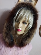 obszycie kaptura FUTRO z LISA jenota