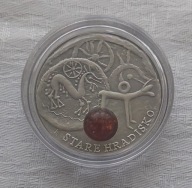 Szlak Bursztynowy 1 dolar 2010 Stare Hradisko SREBRO