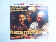 HAZARDZIŚCI- Matt Damon,John Malkovich,Edward Norton -dvd kartonik NOWY