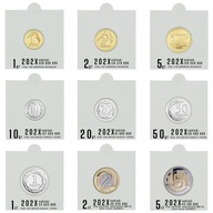 Komplet naklejek na holdery - monety obiegowe 1990-2025