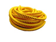 Oznacznik, marker przewodów kabli 1,5mm2, cyfry 0-9 - 1000 szt EC0