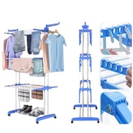SUSZARKA DUŻA ROZKŁADANA STOJĄCA STOJAK WIESZAK NA UBRANIA PRANIE BIELIZNĘ