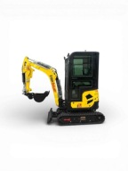 NOWA minikoparka Interbauer IB16 1600kg RAMIĘ SKRĘTNE KUBOTA KABINA