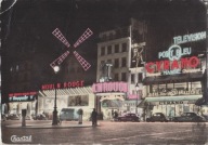 FRANCJA - PARYŻ - MOULIN ROUGE - NEON - CITROEN 2CV - UNESCO