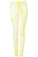 TOPSHOP MOTO spodnie jeansowe Skinny Fit 34/30