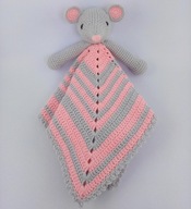 Kocyk przytulanka myszka 0+ Handmade