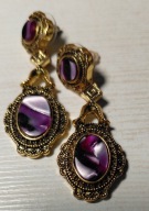 WYTWORNE KOLCZYKI ANTYCZNY WZÓR