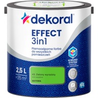 Dekoral Effect 3w1 Farba PLAMOODPORNA matowa zielony wyrazisty 2,5l