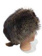 CZAPKA futrzana naturalne futro LISA jenota