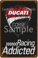 PREZENT DUCATI Tablica dekoracyjna ozdobna blacha