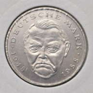 *NIEMCY [0215]*2 marki 1990 *F* Niemcy Zachodnie (RFN) Ludwig Erhard, Herb