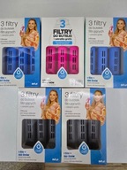 Zestaw Dafi różne kolory 15 filtrów+5 zakrętek do butelki Dafi Soft i Solid