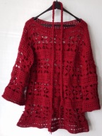 Tunika nowa szydełkowa ażurowa Rozmiar 44 / 48