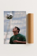 Plakat bez ramy 40x50cm Wzrok Mistrza Ronaldo piłka | Pomysł na Prezent