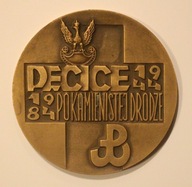 POWSTANIE WARSZAWSKIE 40 ROCZNICA 1944 - 1984 PĘCICE, PO KAMIENISTEJ DRODZE