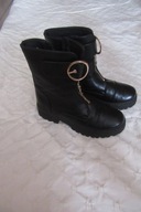 BOTKI SKÓRZANE TREKKINGOWE ROZM 39