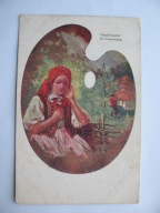 ADAM SETKOWICZ OCZEKIWANIE przedwojenna POCZTÓWKA