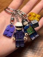 Brelok Jujutsu Kaisen Gojo Suguru mini klocki zawieszka z figurka