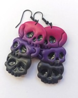 WYPRZEDAŻ!!! kolczyki z gliny polimerowej Nr 8A