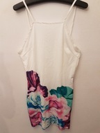 ANGIELSKA SUKIENKA S/M BOHO TUNIKA KWIATY