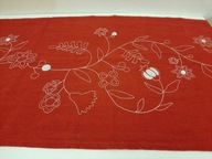 BIEŻNIK SERWETKA PŁÓCIENNY SKANDYNAWSKI ORYGINALNY HAFTOWANY DŁUGI