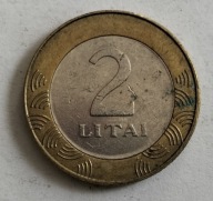 Moneta Litwa 2 lity litai 2008