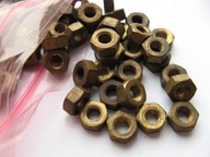 99a. Nakrętka 6-kątna mosiężna mosiądz M5 5 sztuk