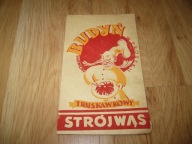 STRÓJWĄS PRZEDWOJENNA TOREBKA OPAKOWANIE BUDYŃ TRUSKAWKOWY W PROSZKU