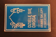 NAKLEJKA DZIEL SIĘ DROGĄ - AUTO ROWER MOTOR KASK