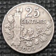 *FRANCJA [1362]*25 centymów 1905 Trzecia Republika, Marianna, Liście dębu