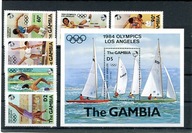 A52838)Olimpiada 84: Gambia 500 - 505** + Bl 8**